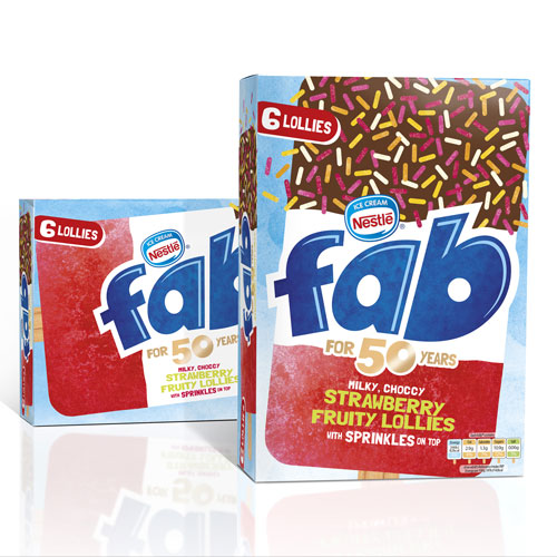 雀巢旗下Fab食品簡(jiǎn)潔視覺形象設(shè)計(jì)和限量版包裝設(shè)計(jì)