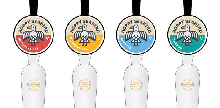 Hoppy Seabird啤酒品牌和包裝設(shè)計(jì)